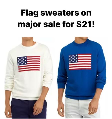 You’re gonna want one of these American flag sweaters! They’re a cotton blend and on major sale for $21!
.
Preppy spring outfit summer outfit Fourth of July Memorial Day 

#LTKsalealert #LTKstyletip #LTKfindsunder50
