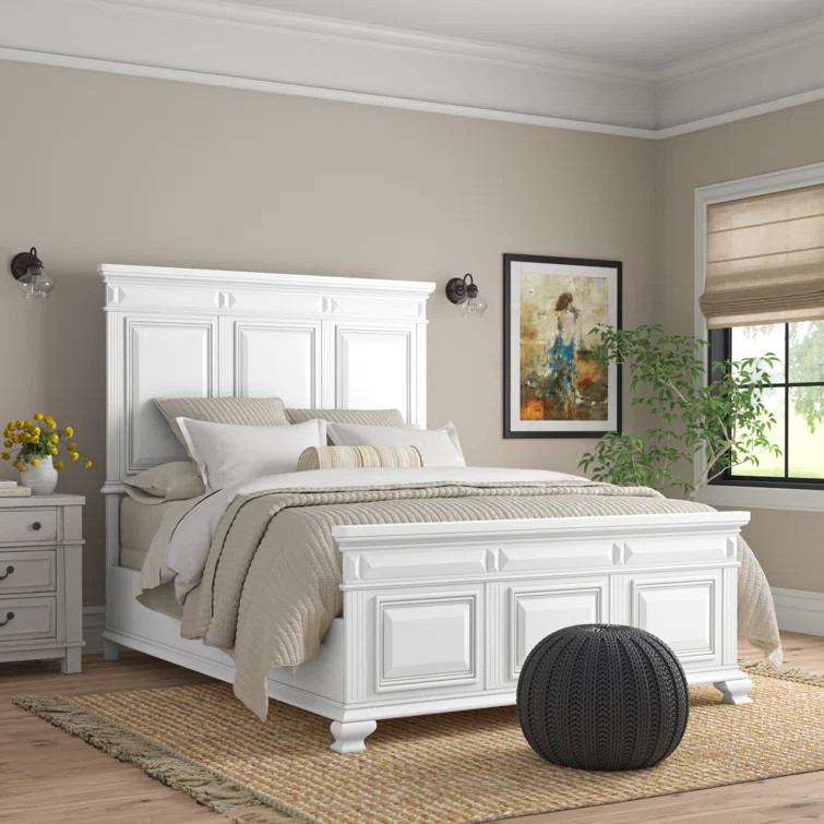 Alauna Solid Wood Standard Bed | Wayfair North America