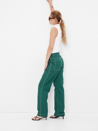 High Rise '90s Loose Carpenter Pants with Washwell | Gap (US)