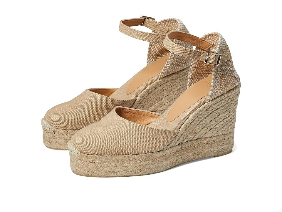 CASTANER Carol 80 mm Wedge Espadrille (Sand) Women's Shoes | Zappos