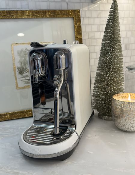 My Fave Coffee Machine 
My Breville Nespresso Creatista let’s me make ANY coffee drink at home.  Worth. Every. Penny!!!

#LTKSeasonal #LTKGiftGuide #LTKsalealert