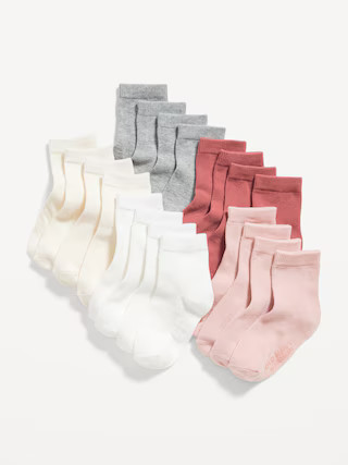 Unisex Crew Socks 10-Pack for Toddler & Baby | Old Navy (US)