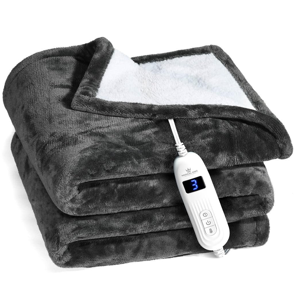 Medical king Heated Blanket, Machine Washable Extremely Soft & Comfortable Electric Blanket Throw... | Amazon (US)