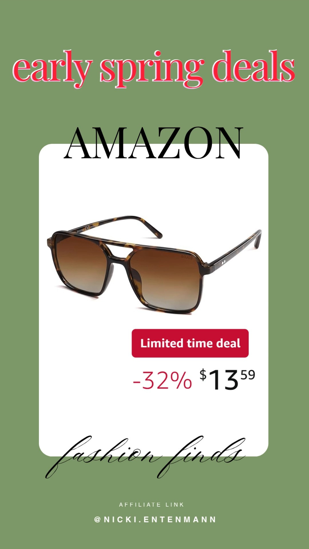 Vintage aviator square sunglasses bring instant cool with sharp lines and retro vibes. Lightweight frames keep it easy while bold style makes every sunny day feel like a runway moment.

#aviatorsunglasses #vintagesunglasses #squaresunglasses #retrostyle #eyewearfashion #sunglassestrend #womensaccessories #mensaccessories #summerstyle #streetstyle 

 #LTKootd #LTKSaleAlert #LTKTravel