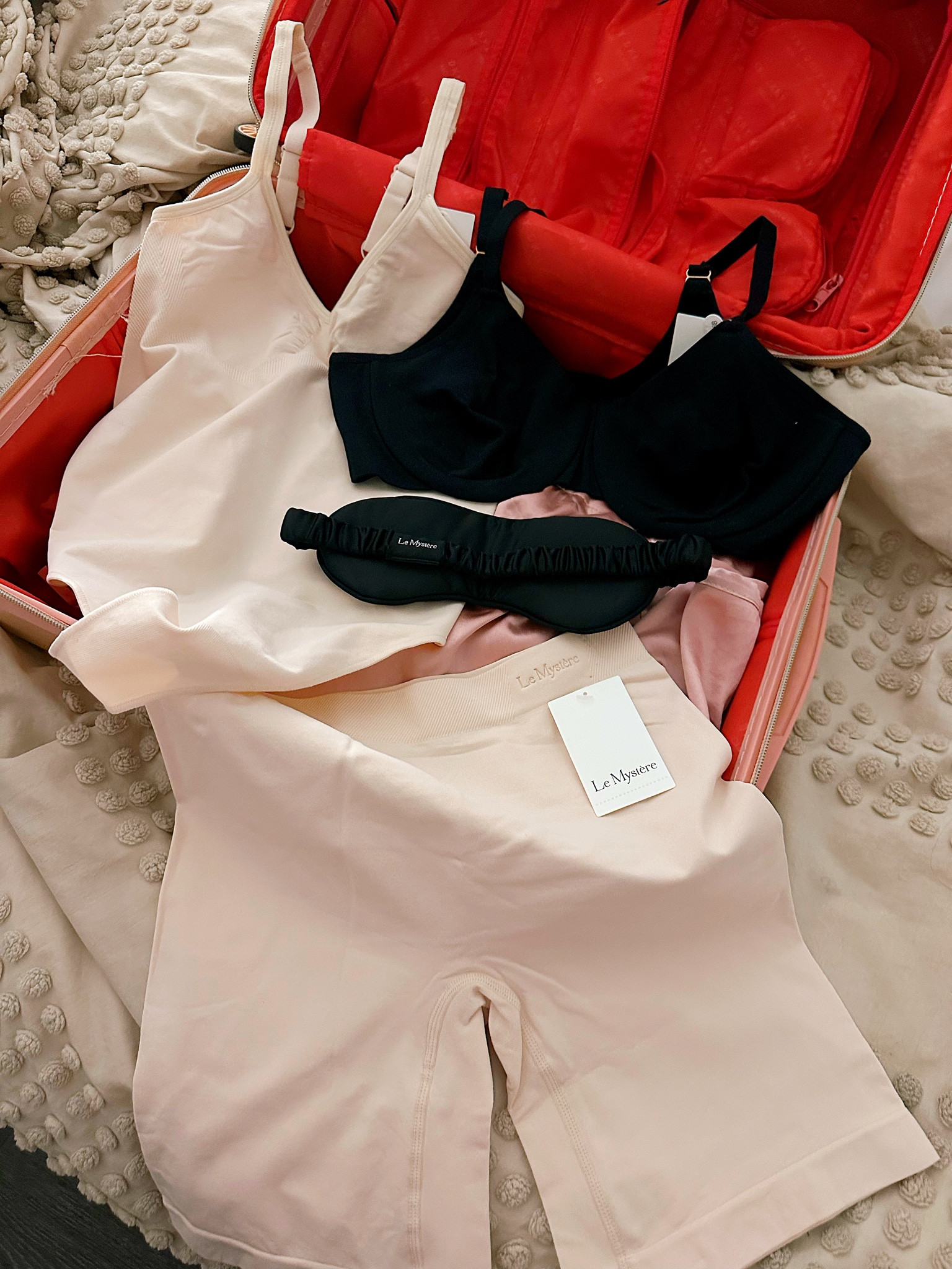 Got my new shapewear and under garments packed for a modeling trip! I love how soft and comfortable everything is🤍🫶🏼

#LTKFindsUnder50 #LTKMidsize #LTKStyleTip