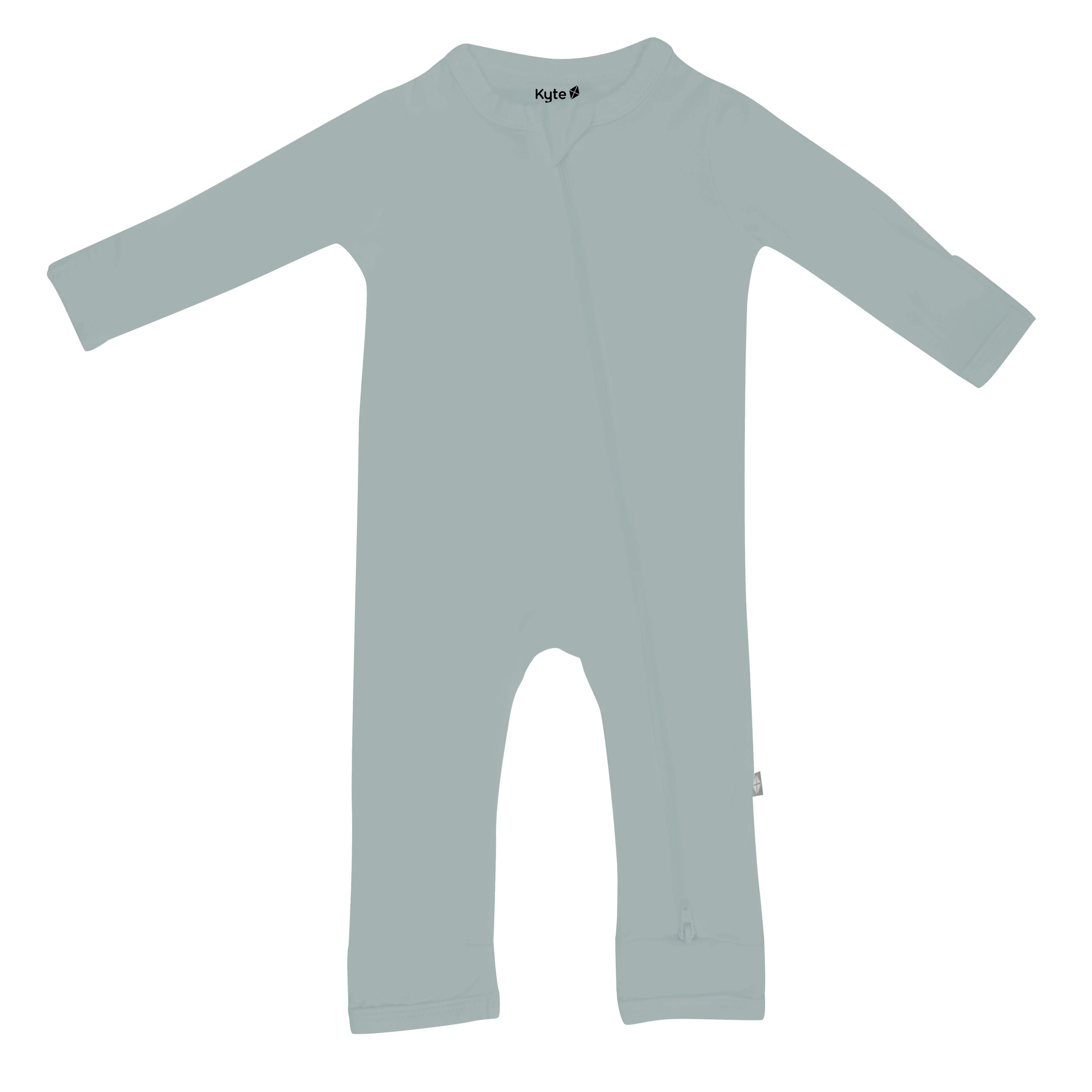 Zippered Romper in Glacier | Kyte BABY