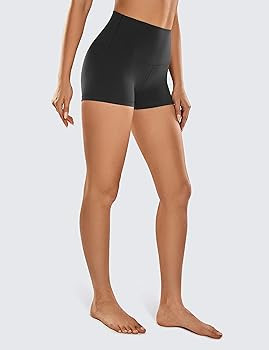 CRZ YOGA Womens Butterluxe Biker Shorts 2.5'' / 4'' / 6'' / 8'' - High Waisted Booty Workout Voll... | Amazon (US)