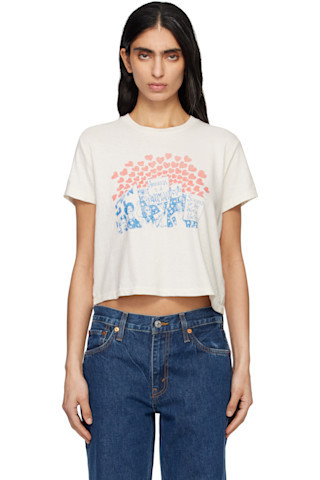 Off-White Hanes Edition 50s Boxy 'Sisters' T-shirt | SSENSE