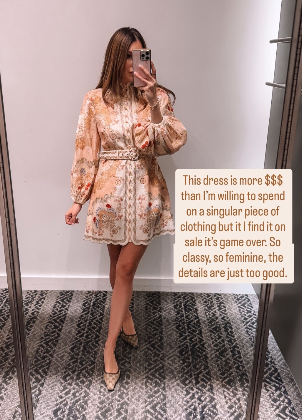 Wearing size 2 but I think I need to go down to size 1