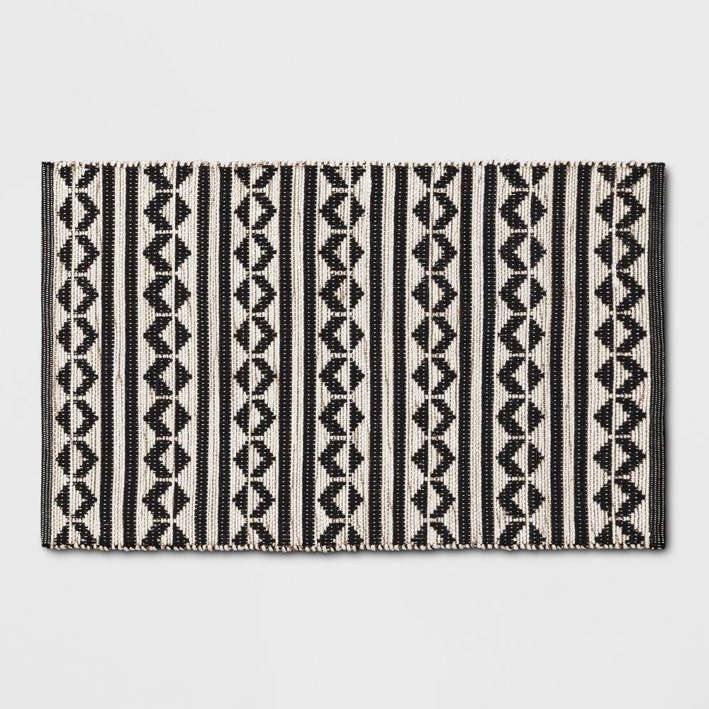 Black Striped Woven Accent Rugs 2'6X4'/30""X48"" - Project 62 | Target