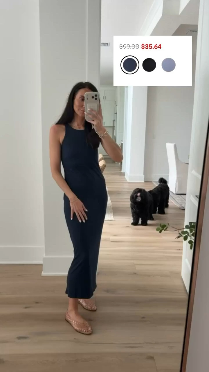 Athleta dress 40% off! the fit is super flattering and easy to dress up or down, i love it with flats for everyday but you could totally do heels for dinner. Also had a built in bra 

comes in multiple colors too 🙌🏼

maxi dress, casual dress, summer outfit, affordable fashion, everyday style, neutral outfit, annabrstyle

#LTKActive #LTKootd #LTKOver40