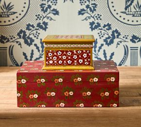 Ida Hand-Painted Floral Box | GreenRow