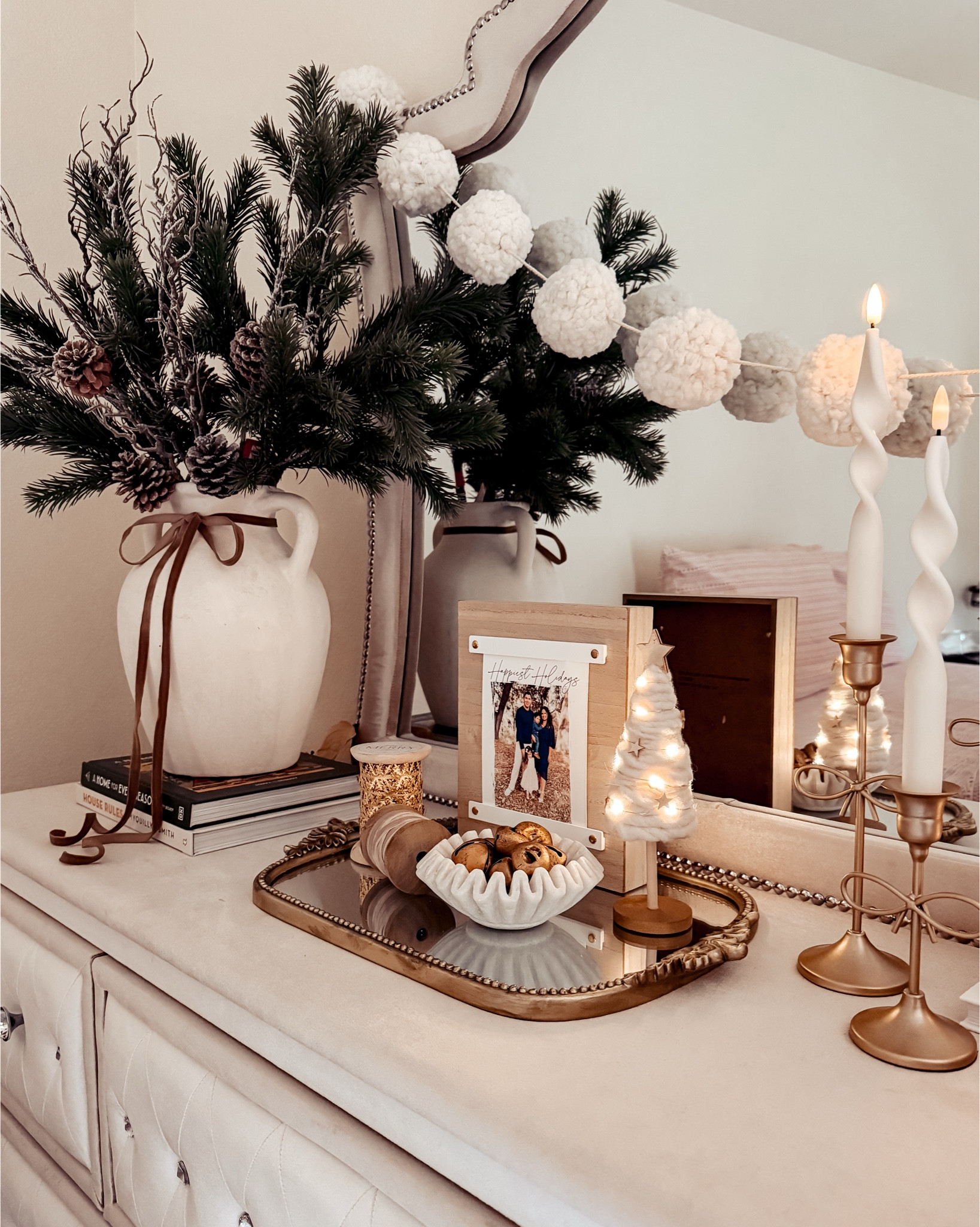 { bedroom christmas decor ❥

Cozy Cabin Christmas . Anthropologie Home . Neutral Christmas Decor . Scandi Christmas Decor . Dark Green Pine Branch } 

#LTKCyberWeek #LTKHome #LTKHoliday