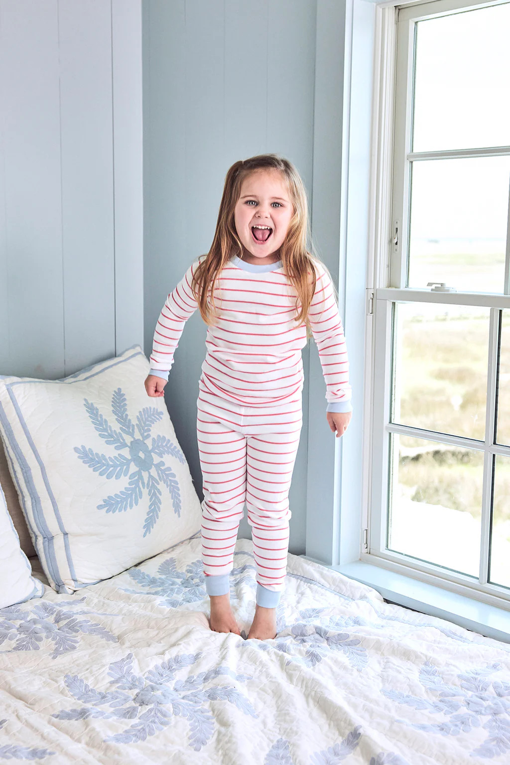 Kids Long-Long Set in Sorbet | Lake Pajamas