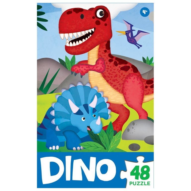 Dinosaurs 48 Pieces Interlocking Jigsaw Puzzle for Kids | Walmart (US)