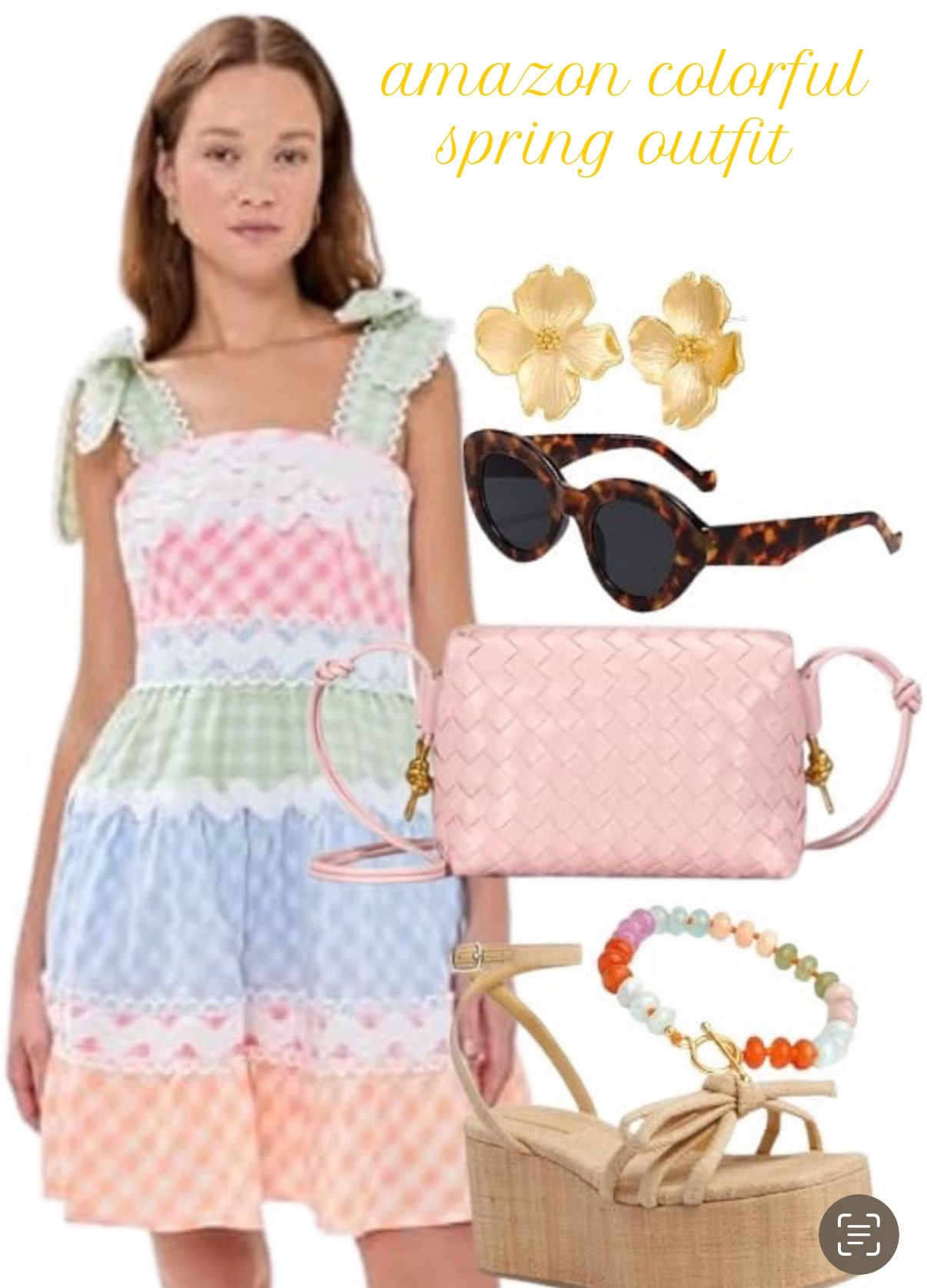 Colorful spring outfit 💛