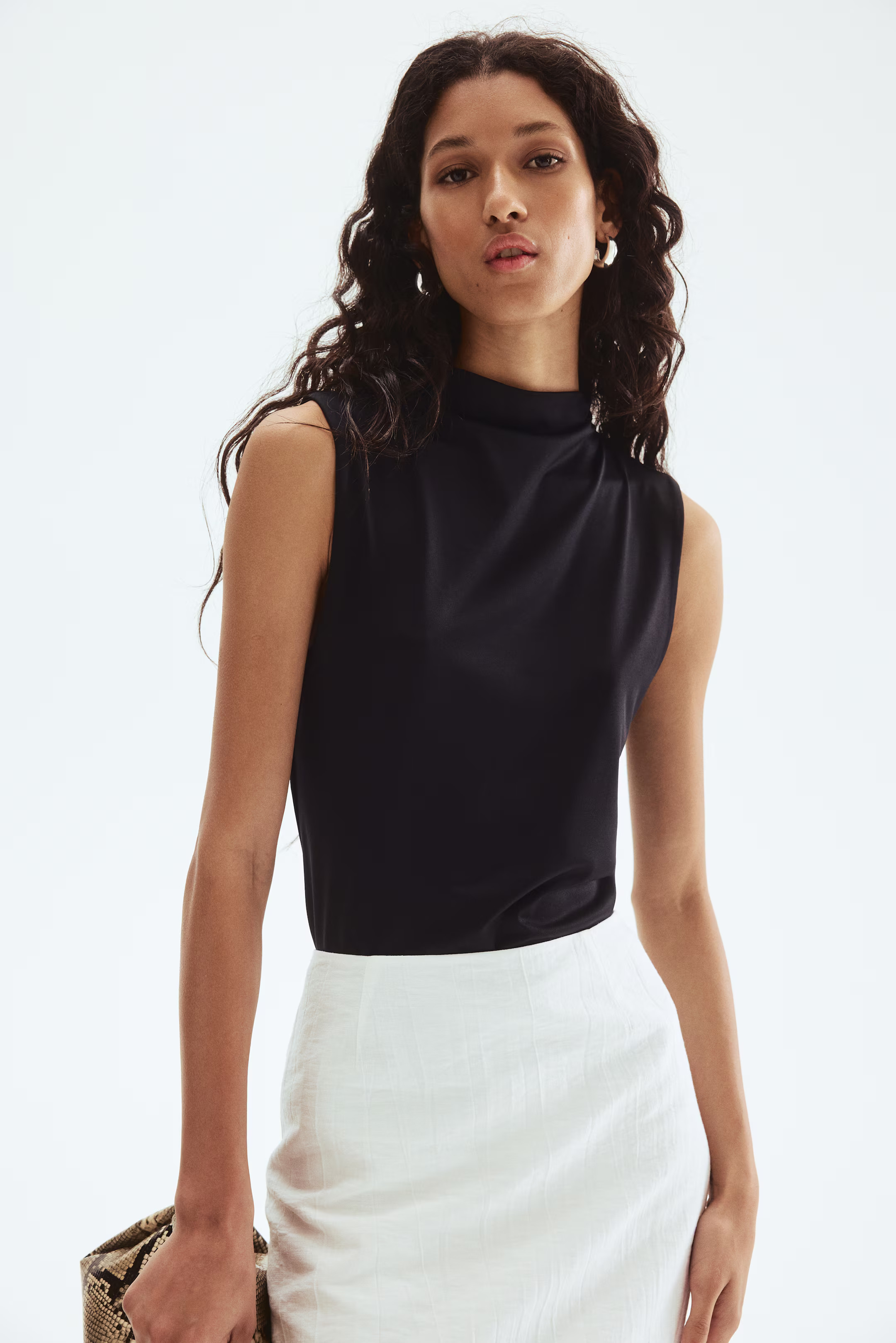 Microfibre turtleneck top | H&M (UK, MY, IN, SG, PH, TW, HK)