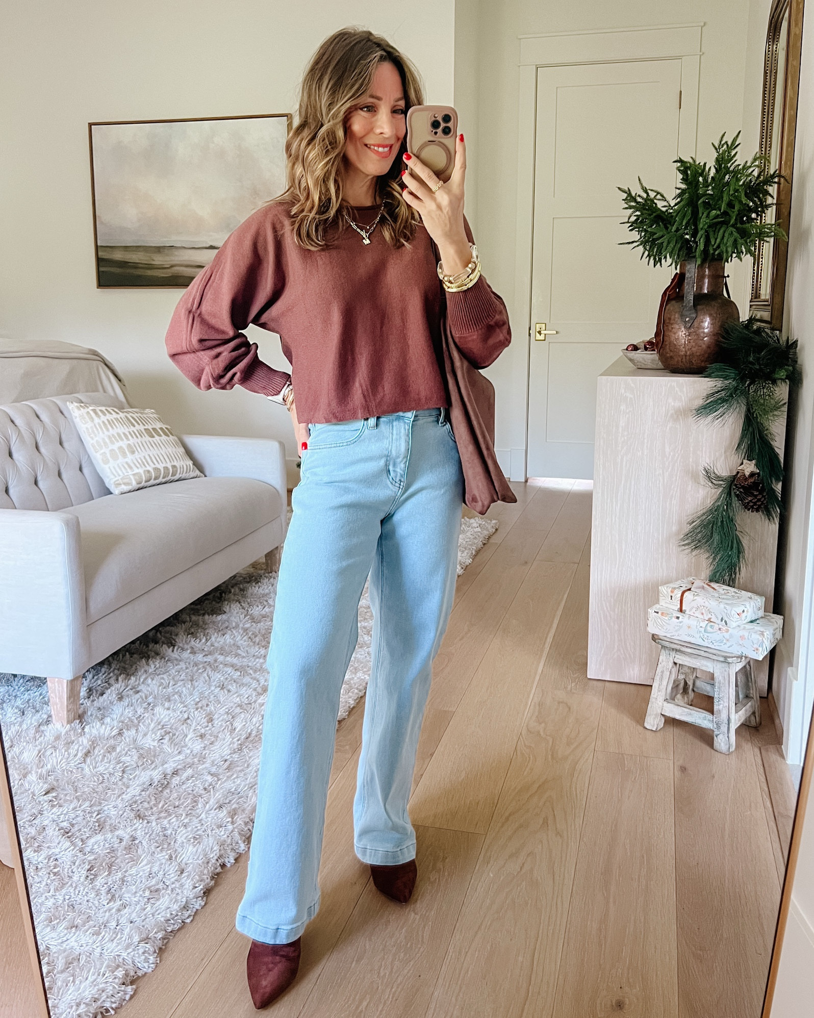 Amazon winter style 🤍 Cozy sweaters and comfy jeans that are so flattering 

Sweater Fit: I’m wearing a Small

Jeans Fit: I’m wearing a 2 Short 

#LTKFindsUnder50 #LTKPetite #LTKmomlife