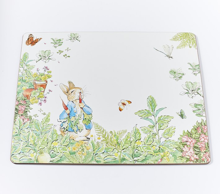 Peter Rabbit™ Garden Cork Placemat | Pottery Barn Kids