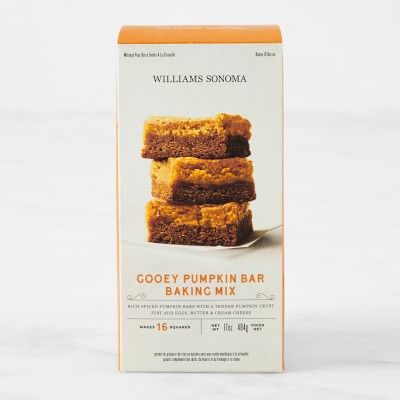 Williams Sonoma Pumpkin Gooey Bar Mix | Williams-Sonoma