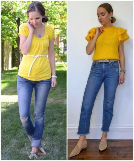 Spring outfit update with @sezane yellow top 

#LTKSeasonal #LTKStyleTip