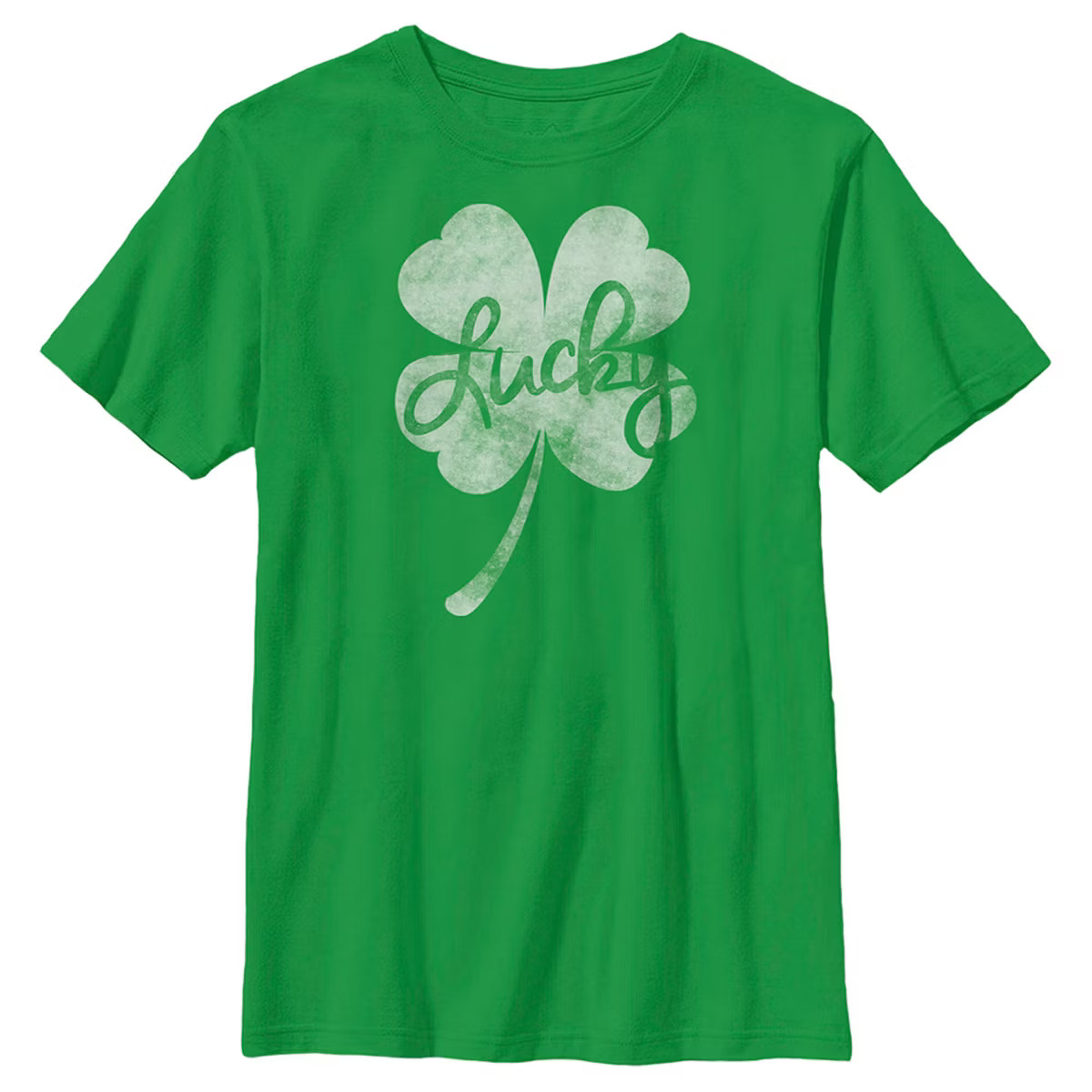 Boy's Lost Gods St. Patrick's Day Lucky Retro Shamrock T-Shirt | Target