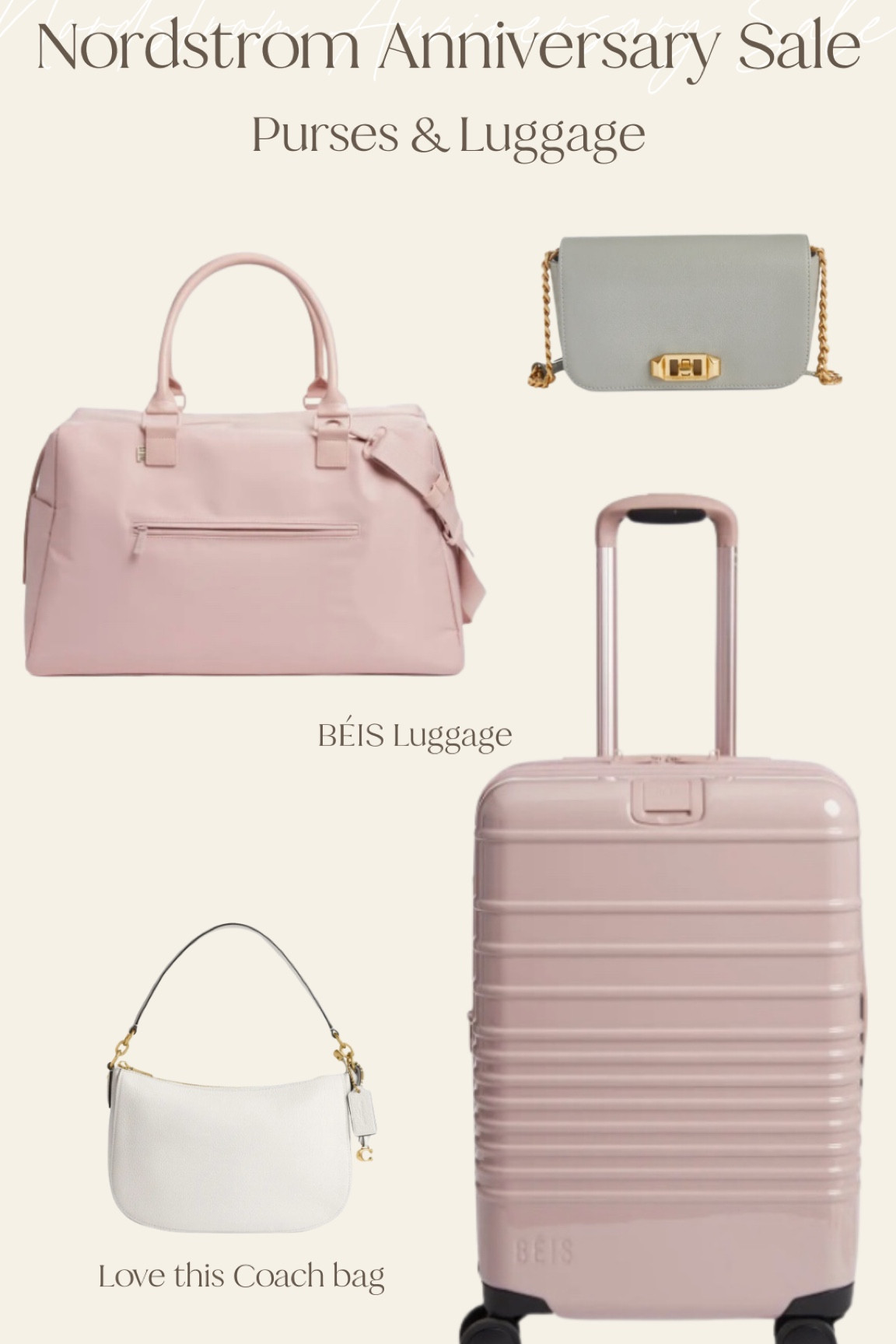 Nordstrom Anniversary Sale purses and luggage finds! BÉIS luggage on sale and the cutest Coach bag!

#LTKSaleAlert #LTKItBag #LTKxNSale
