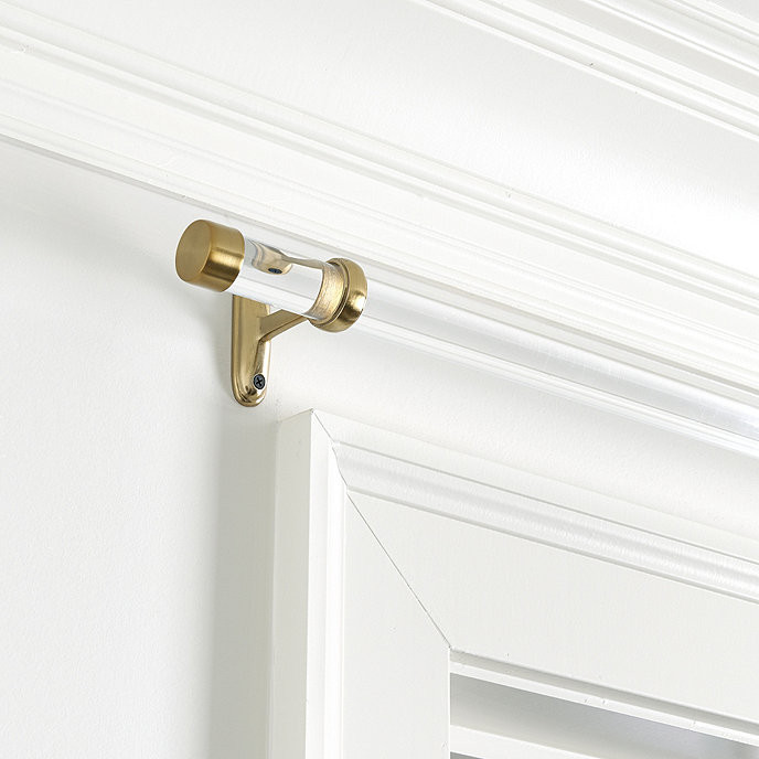 Acrylic Drapery Rod | Ballard Designs | Ballard Designs, Inc.