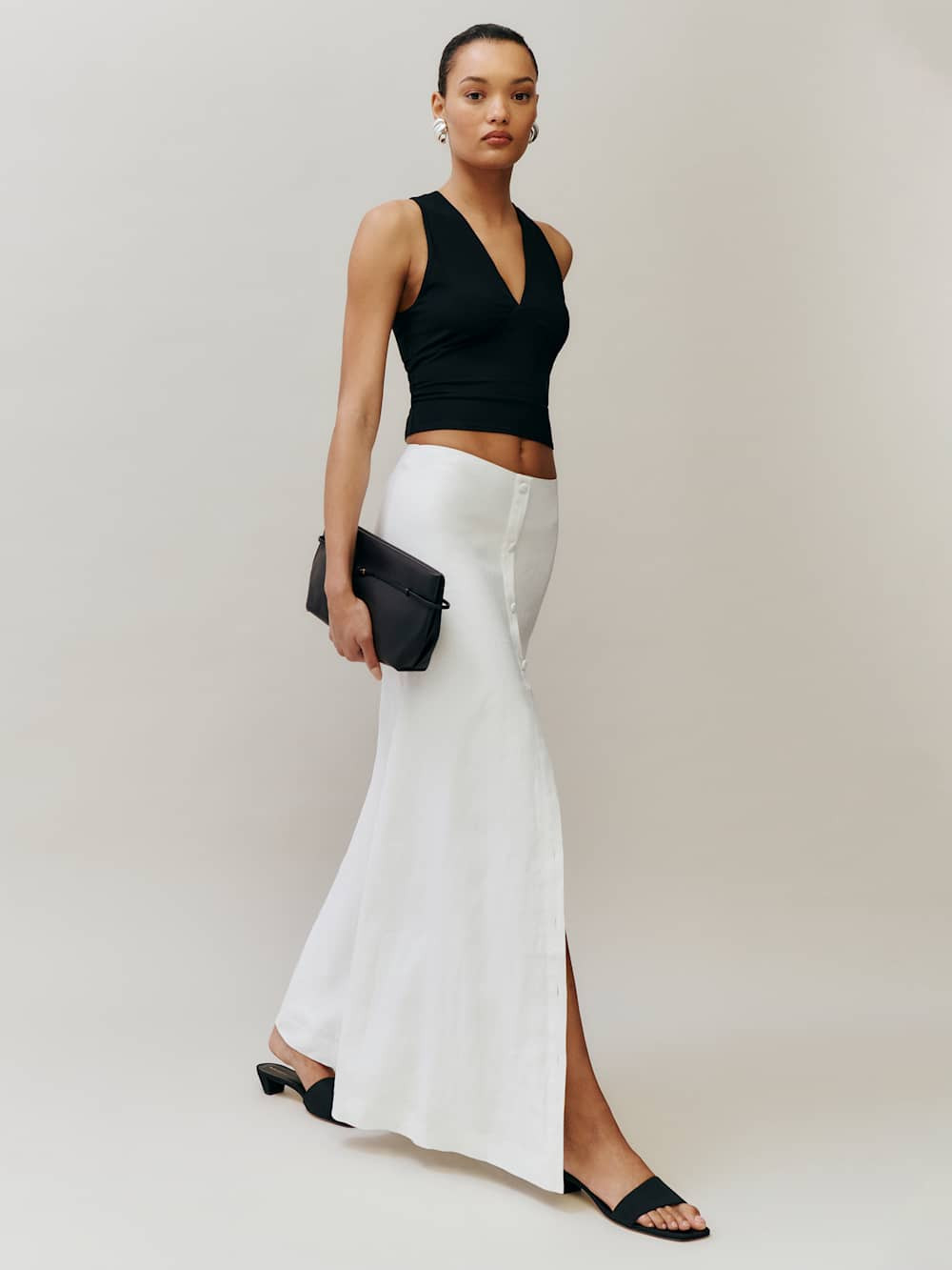 Andi Linen Maxi Skirt | Reformation (Global)
