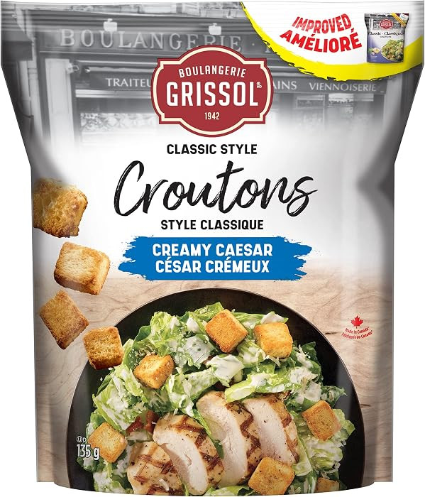 Boulangerie Grissol Croutons, Creamy Caesar 135g/4.8 oz. | Amazon (US)