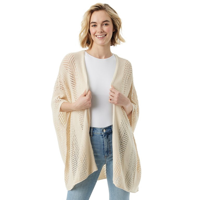 Jessica Simpson Women's and Women's Plus Textured Kimono | Walmart (US)