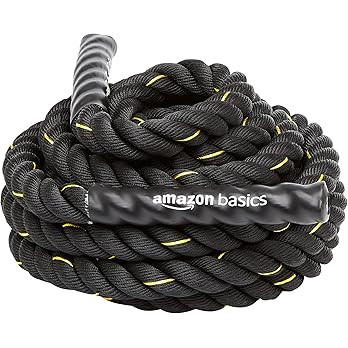 Amazon Basics Battle Rope for Home Gym Workout, Exercise Training Equipment | Amazon (US)