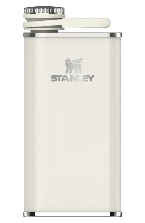 Stanley Stainless Steel 8-Ounce Flask in Cream Gloss at Nordstrom | Nordstrom