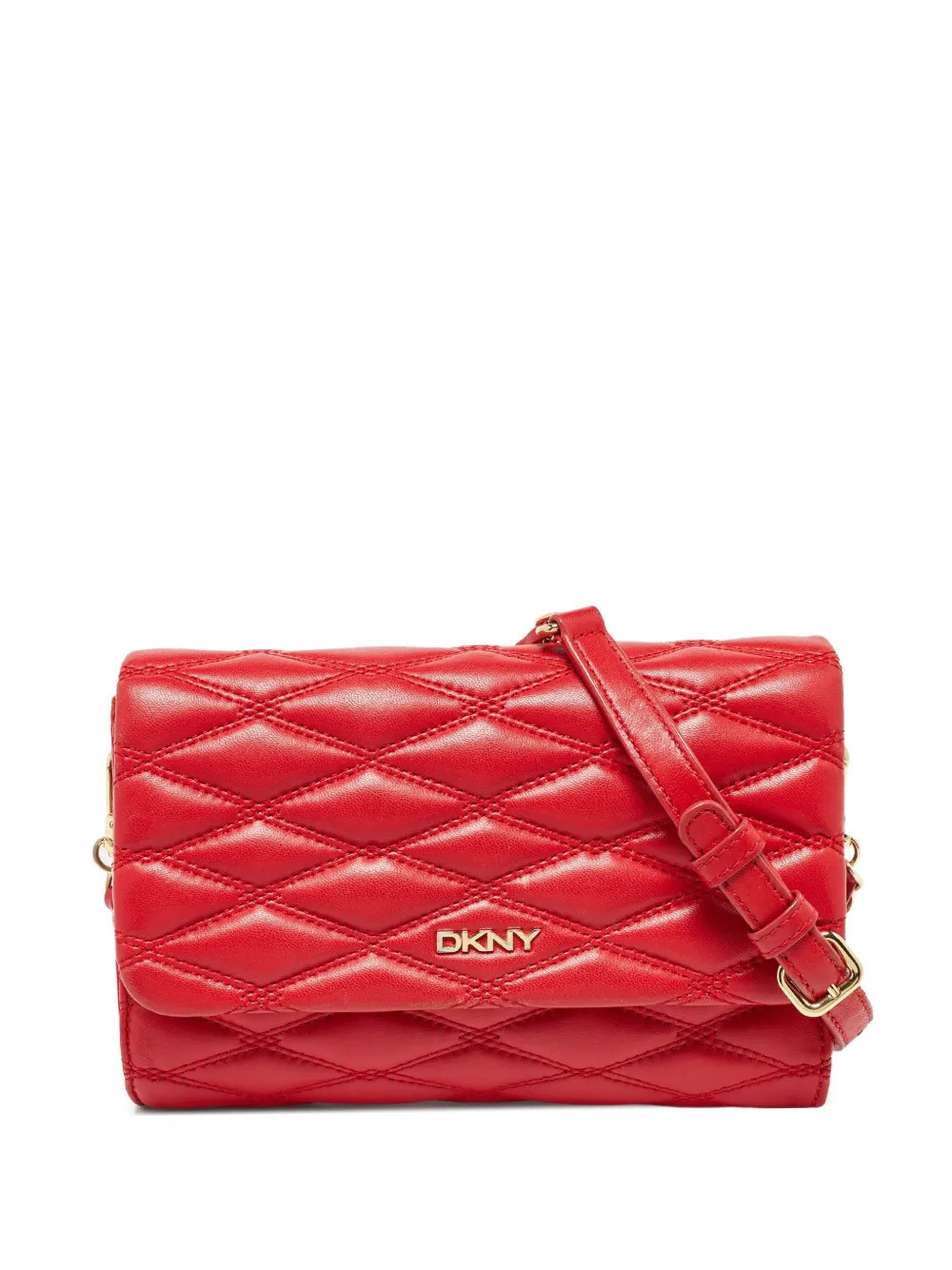 DKNY Vintage quilted shoulder bag - Red | Farfetch Global