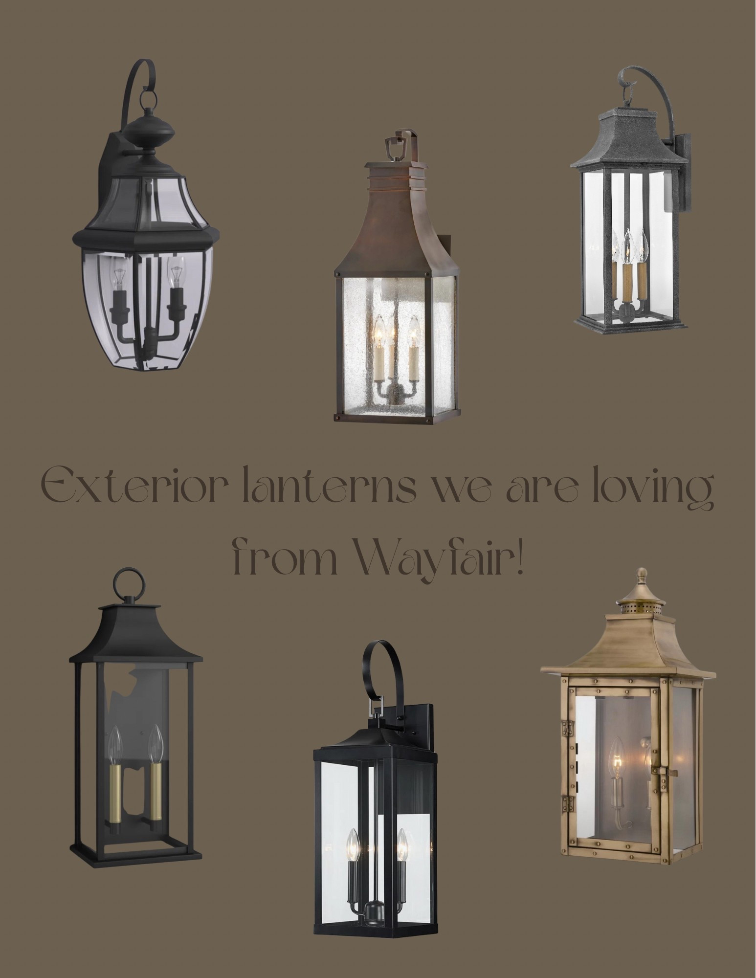 All of our exterior pendants are on sale at Wayfair for Way Day!!! Sale ends 4/30!!!

#LTKStyleTip #LTKHome #LTKSaleAlert