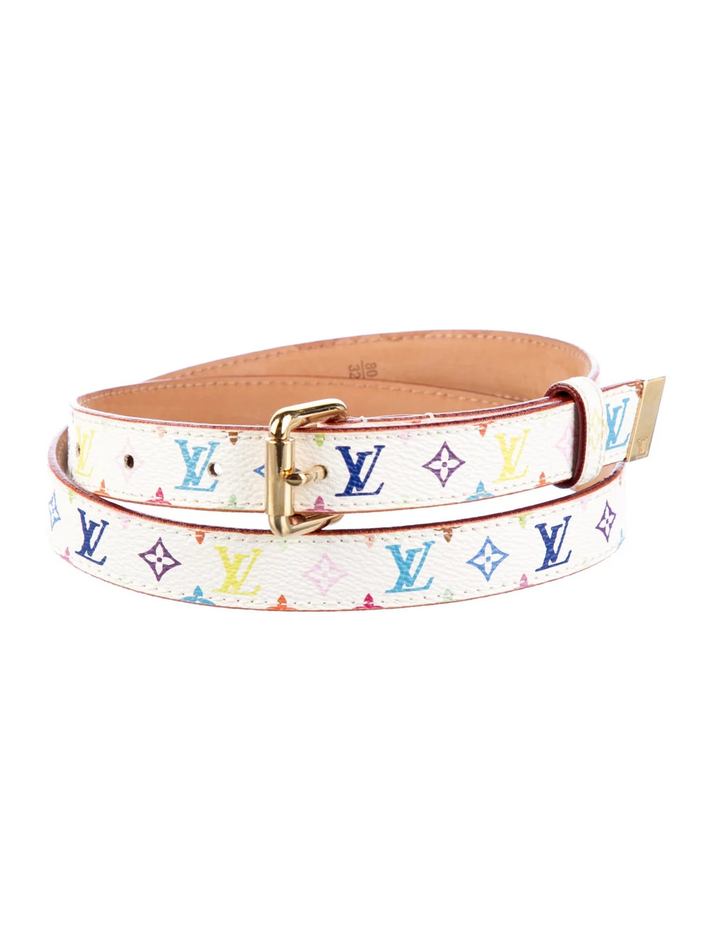 2004 Multicolore Monogram Pattern Belt | The RealReal