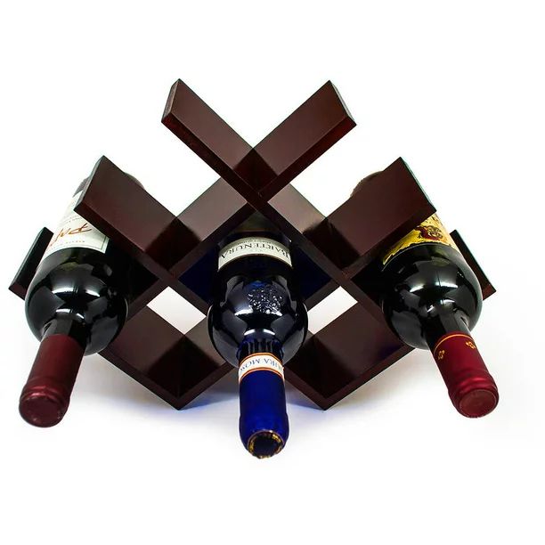 Sorbus Butterfly Wine Rack, Comfortably Stores 8 Bottles of Your Favorite Wine, Sleek and Chic Lo... | Walmart (US)