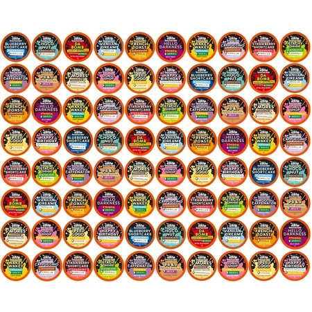Java Factory Coffee Pods Compatible with K Cup Brewers Including 2.0, Assorted Variety Pack, 80 Count | Walmart (US)