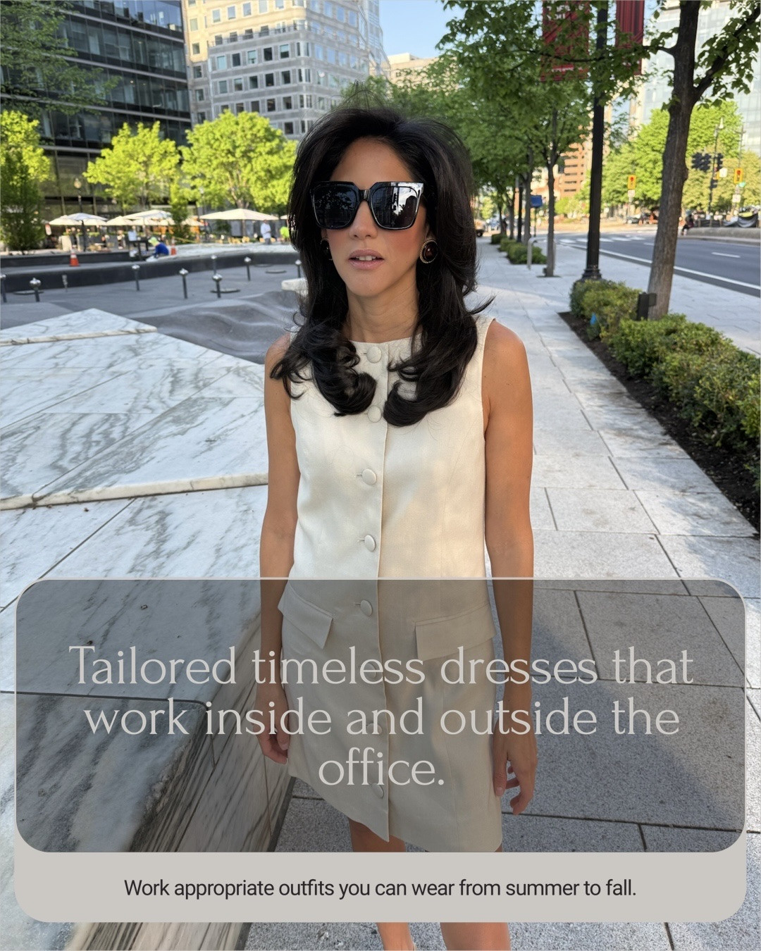 Tailored classic dresses I wear inside and outside the office. These are favorite ones I know I will wear for years to come. Some of them are already a decade old. Building a wardrobe you can get multiple uses from and wear again and again is what I’m all about.

Vestidos femeninos, clásicos, atemporales que puedo ponerme para la oficina y para mi día a día son lo que más aprecio en mi clóset.

#LTKOver40 #LTKWorkwear #LTKootd