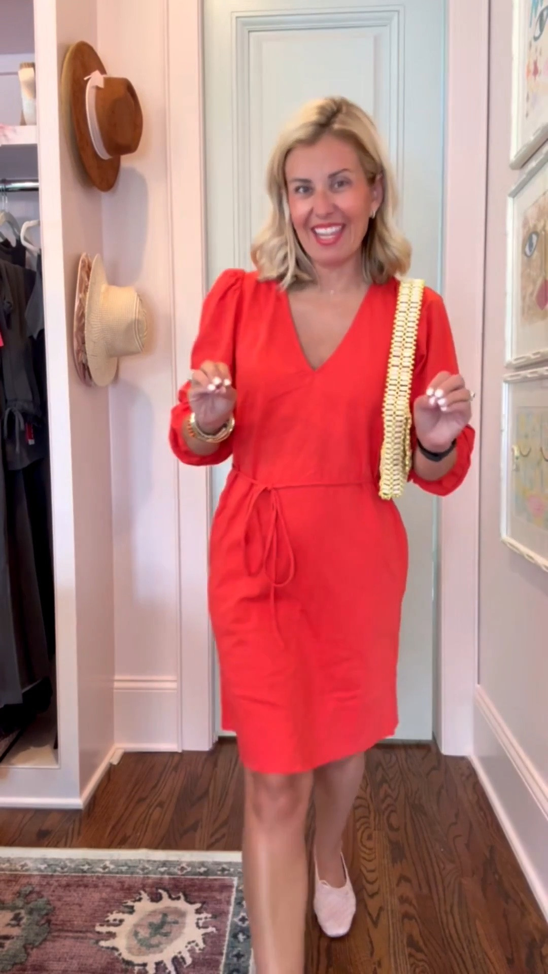 Umm $44.09 with code DN7W. 

Love a solid dress and then add pops of color. This is a dress we are styling all the ways! I’m in size 2 dress & 7 flats (size 1 down). 

Codes:
Allie + Bess - Catherine20

#LTKdayinmylife #LTKOver40 #LTKSeasonal

#LTKmorningroutine