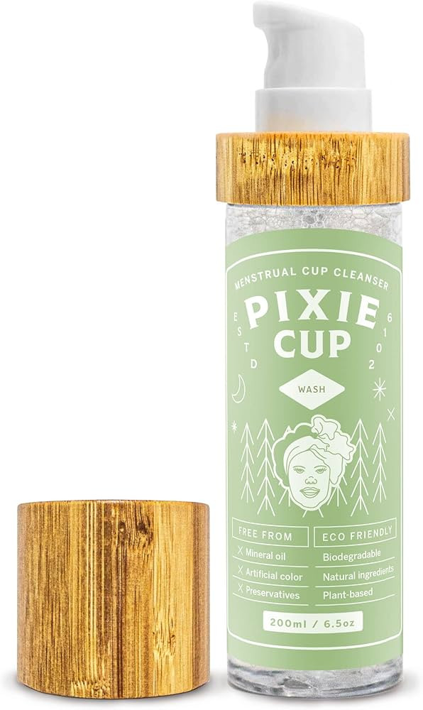 Menstrual Cup Wash - Foaming Cleaner - Organic and Natural Ingredients - More Wash in Bottle Than... | Amazon (US)