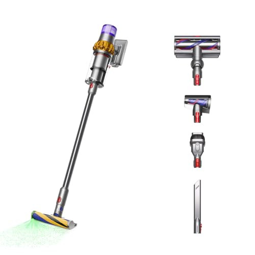Dyson V15 Detect Cordless Vacuum Cleaner, Yellow/Nickel | Amazon (US)