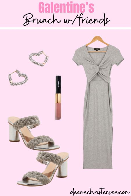 Galentines day dress outfit with friends 💕 #brunchoutfit #outfitinspo #valentinesoutfit 

#LTKSeasonal #LTKstyletip #LTKshoecrush