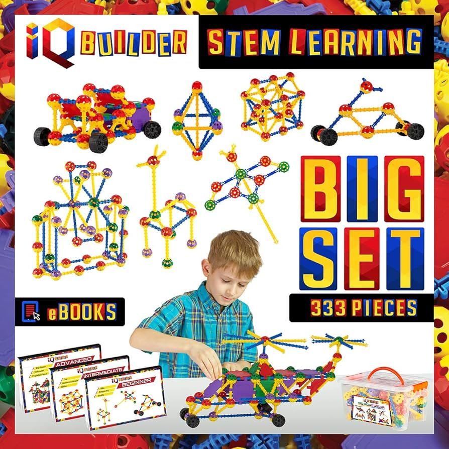 | STEM Learning Toys | Creative Construction Engineering | Fun Educational Building Blocks Toy Se... | Amazon (US)