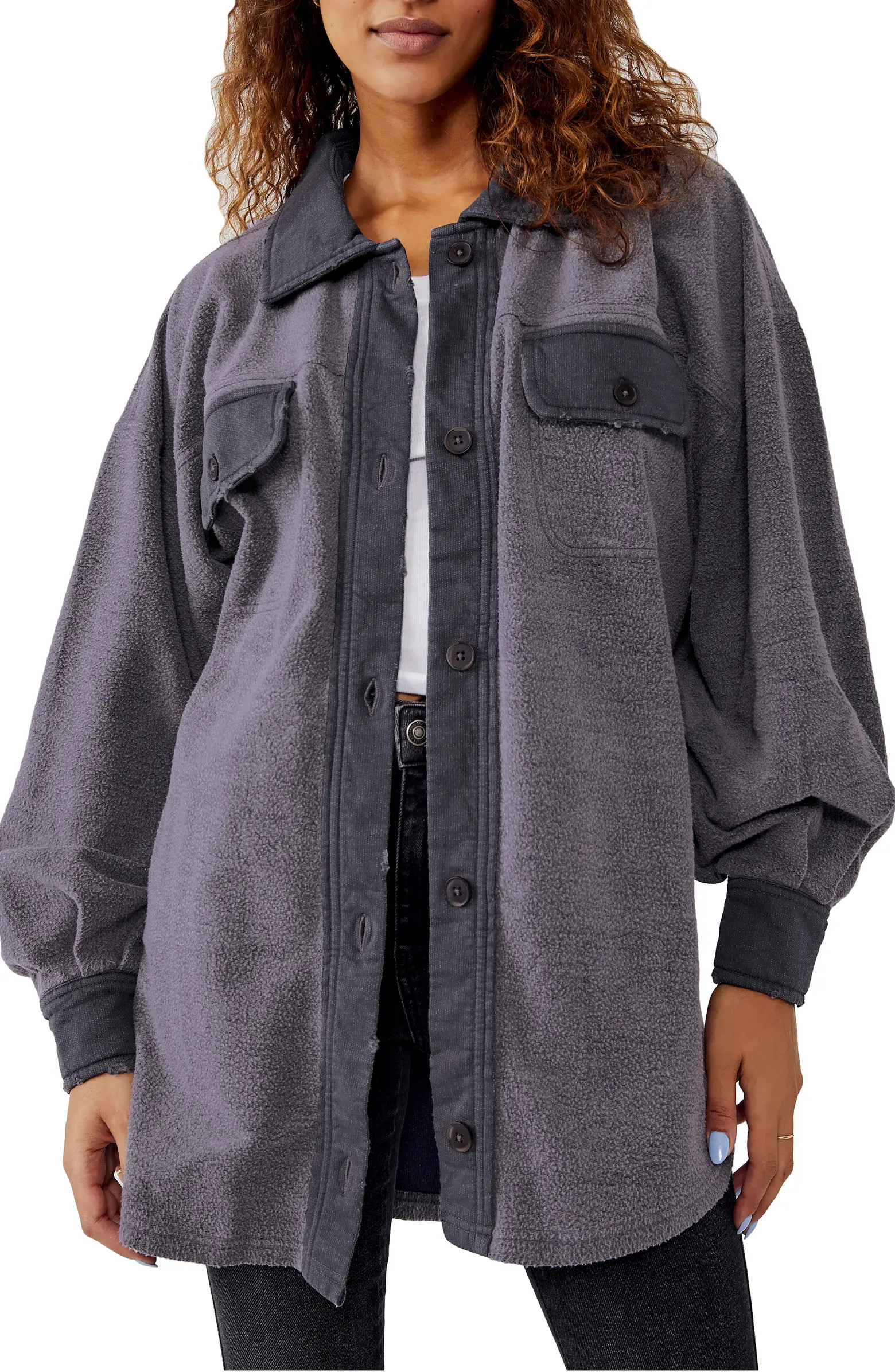 We the Free Ruby Fleece Shirt Jacket | Nordstrom