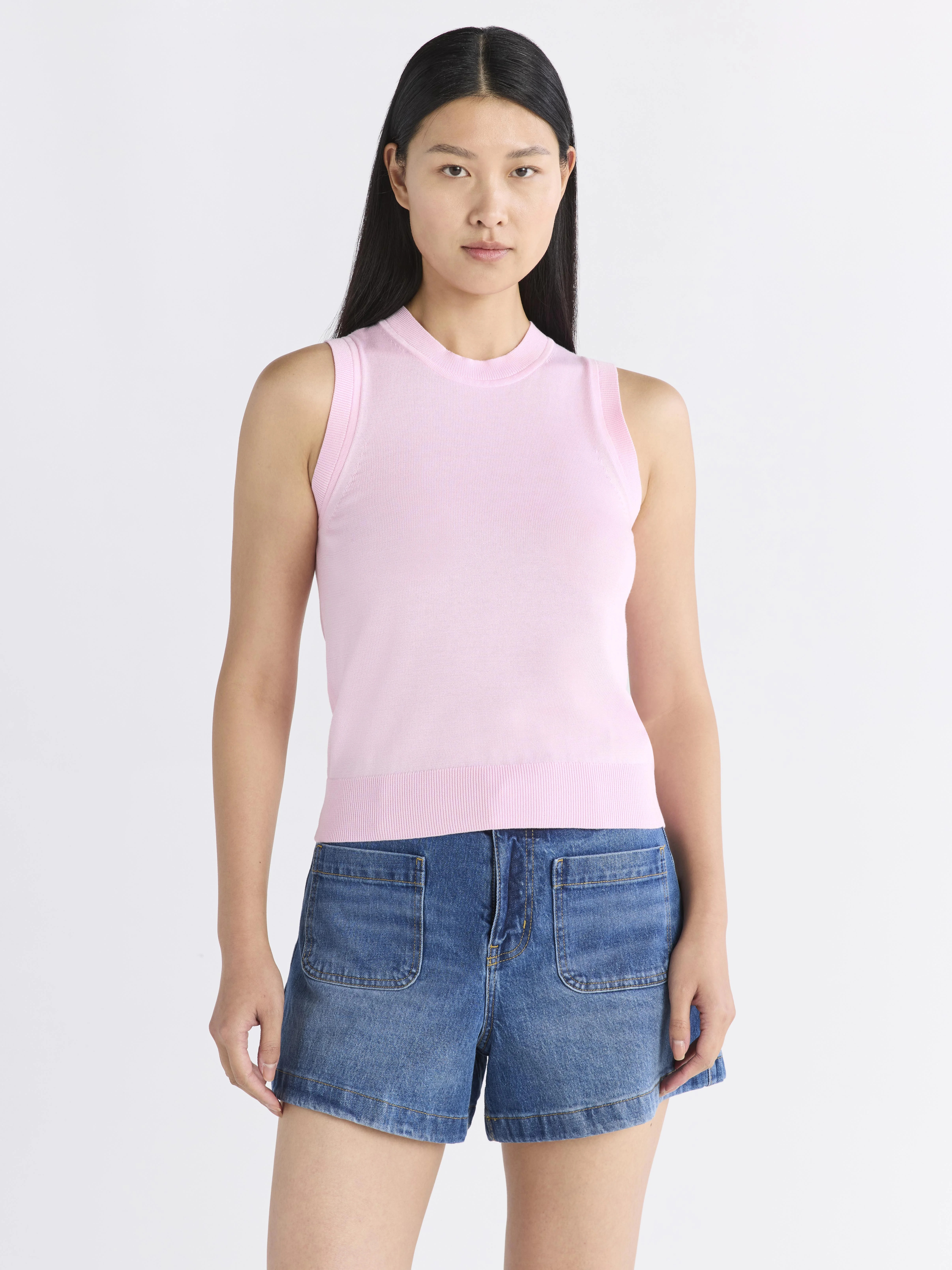 Free Assembly Women's Sleeveless Sweater Shell, Lightweight, Sizes XS-XXL | Walmart (US)