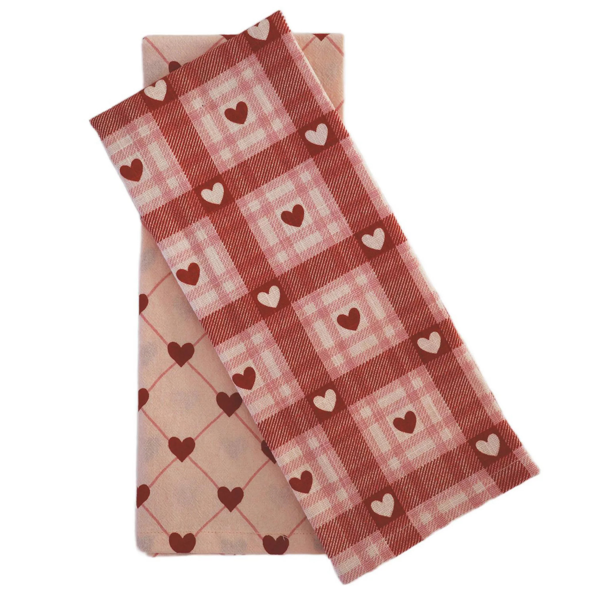 Celebrate Together™ Valentine's Day Heart Plaid Kitchen Towel 2-pk. | Kohl's