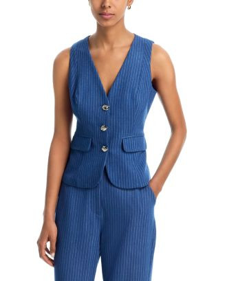 Pinstripe Vest - Exclusive | Bloomingdale's (US)