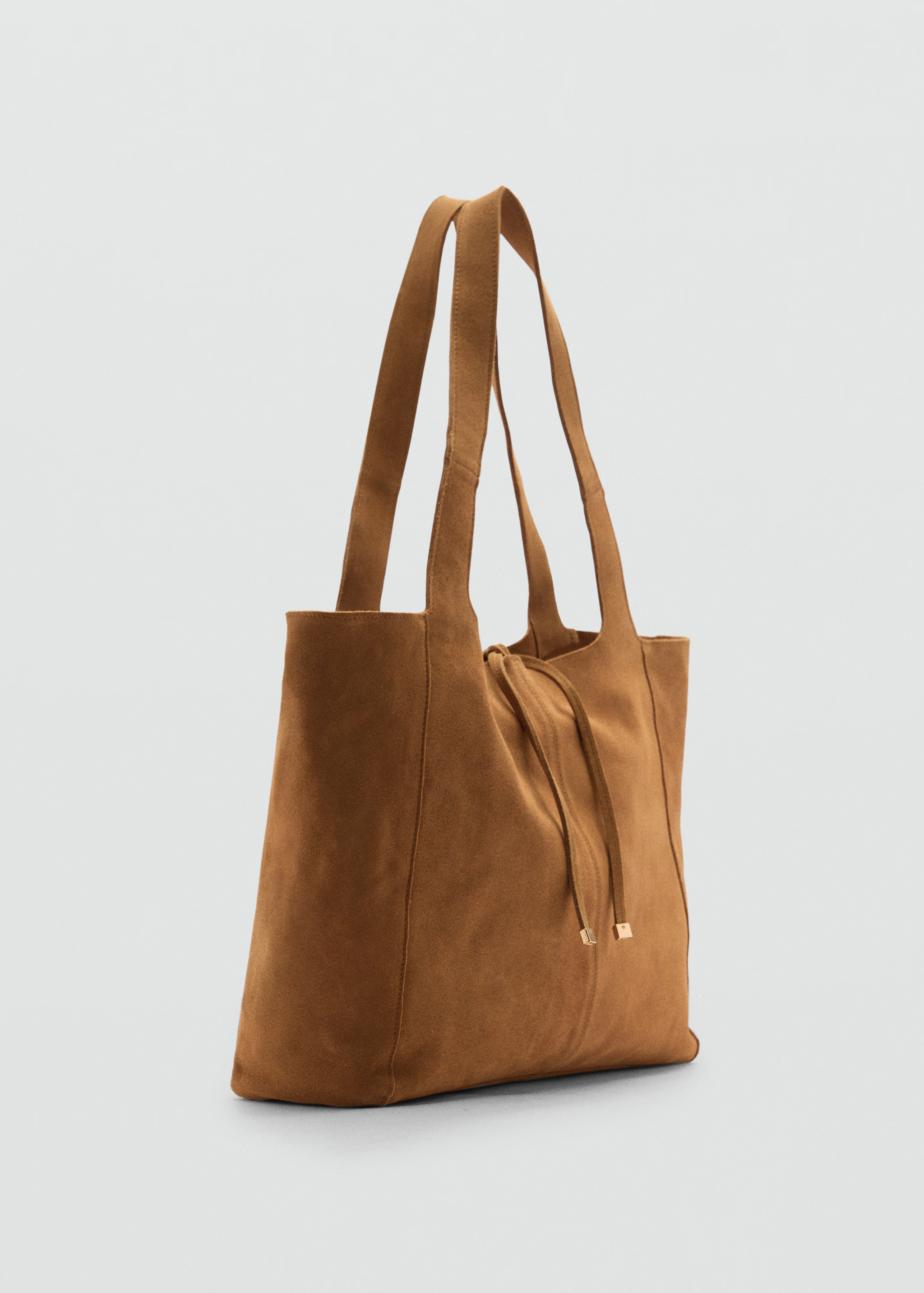 Leather shopper bag | Mango (US/MX/AU)