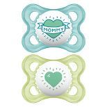 MAM Love & Affection Pacifier 0-6 Months - 2ct Blue | Target